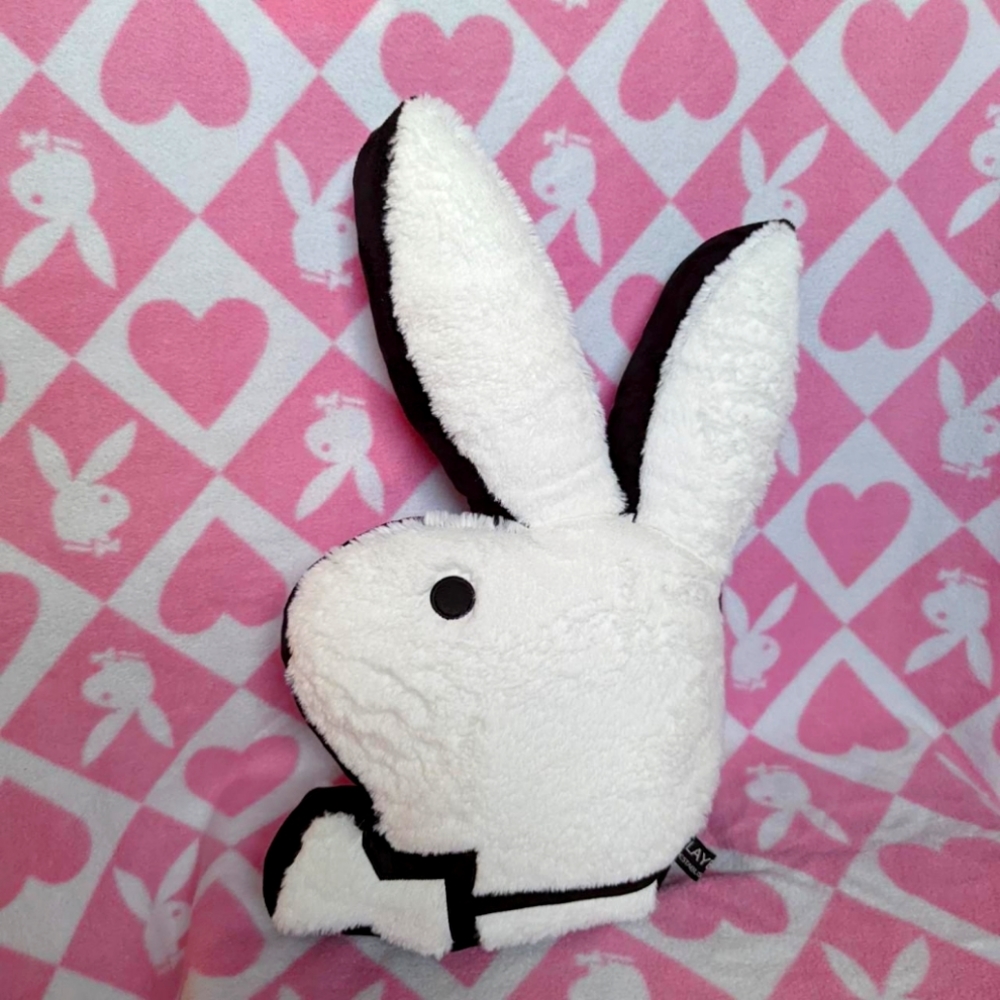 Playboy white pillow bunny